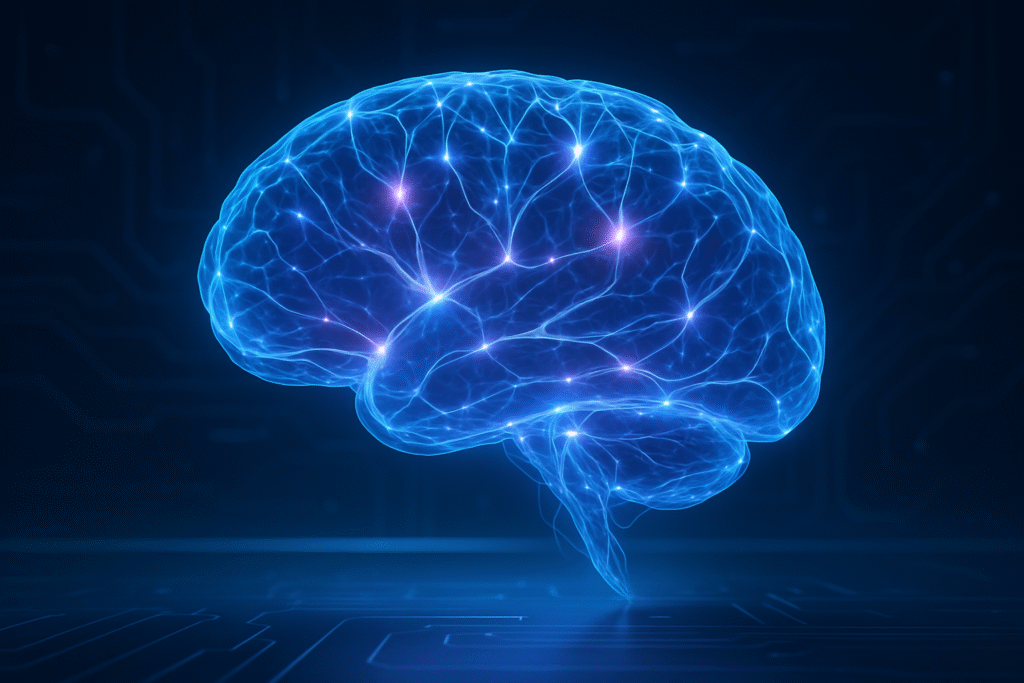 Cerebro con redes neuronales